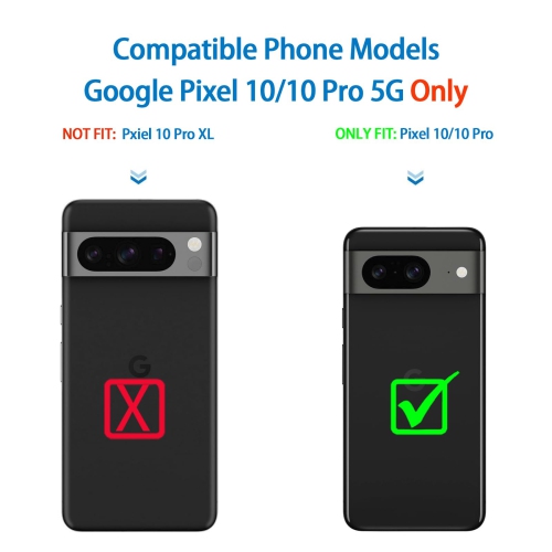 Étui pour Google Pixel 10/10 Pro 5G, robuste antichoc, hermétique à la poussière, robuste et protecteur 3-en-1, protecteur protecteur pour Pixel