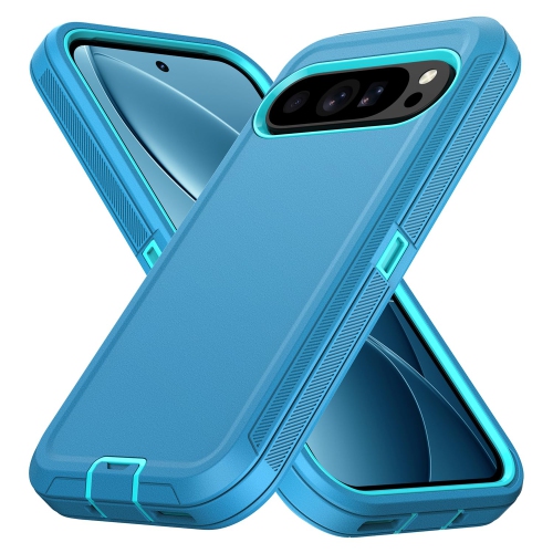 Pour Google Pixel 9/10/9 Pro/10 Pro, étui de téléphone antichoc, robuste et résistant aux chutes, 3 couches, robuste, rigide, hermétique à la