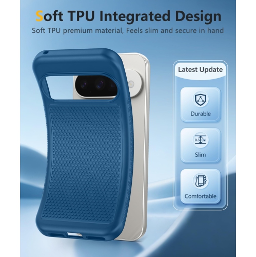 for Google Pixel 10 Case: Compatible 10 Pro/9/9 Pro Dual Layer Protective Lightweight Duty Cell Cover Shockproof Rugged with Non Slip