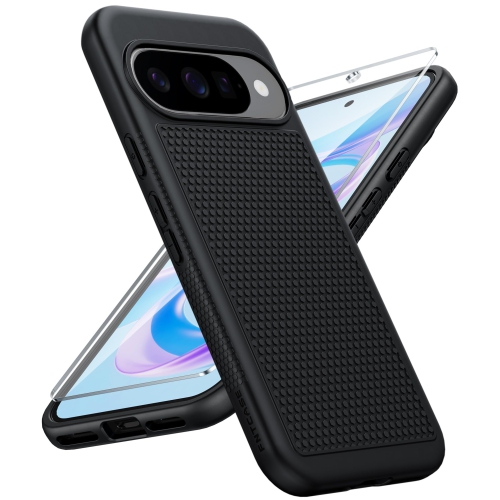 Pour l'étui pour Pixel 10 de Google&nbsp;: Compatible 10 Pro/9/9 Pro Étui de protection double couche léger antichoc robuste avec antidérapant