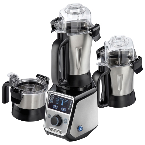 Open-Box Hamilton Beach 1.5L 1400-Watt 3-in-1 Professional Juicer Mixer Grinder - Stainless Steel