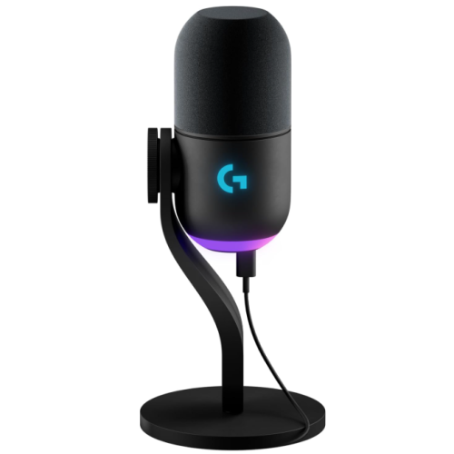 Logitech G Yeti GX Dynamic RGB Gaming Microphone, Podcast with LIGHTSYNC, Blue VO!CE, G HUB Control, Supercardioid, USB Plug and Play on PC/Mac -