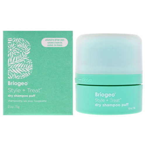 BRIOGEO  Style Plus Treat Dry Shampoo Puff Mattifying Powder - Universal By for Unisex - 0.5 OZ Dry Shampoo