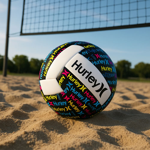 Ballon de volleyball en néoprène de Hurley - Taille 5 - Multicolore