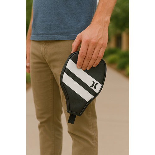 Sac et raquette de pickleball en fibre de verre de Hurley - Noir/Bleu