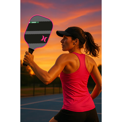Raquette de pickleball en fibre de verre de Hurley - Rose