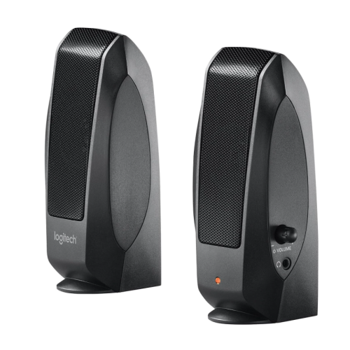 Logitech S120 2-Piece 2 Channel Multimedia Speaker System w/Headphone Jack
