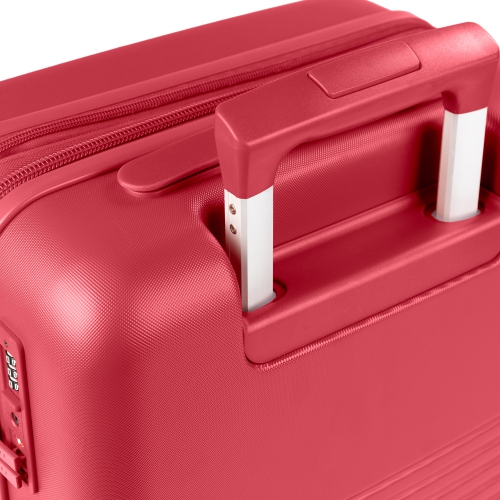 Bugatti - Birmingham 3 Piece Luggage Set with Expansion - Red