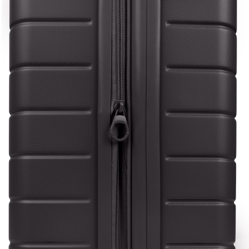 Bugatti - Munich Pro Hardside 3 Piece Luggage Set with Front Pocket - Black