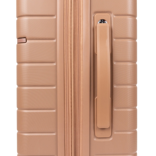 Ensemble de 3 valises rigides Munich Pro de Bugatti avec pochette avant - Beige