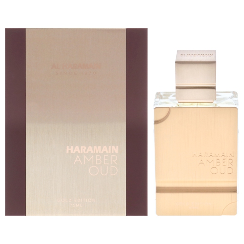 AL HARAMAIN  Amber Oud - Edition By for Unisex - 2.54 OZ Edp Spray In Gold