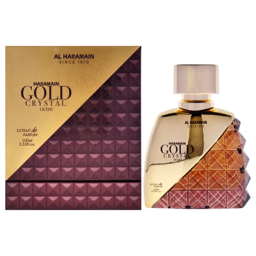AL HARAMAIN  Crystal Oudh By for Men - 3.33 OZ Edp Spray In Gold