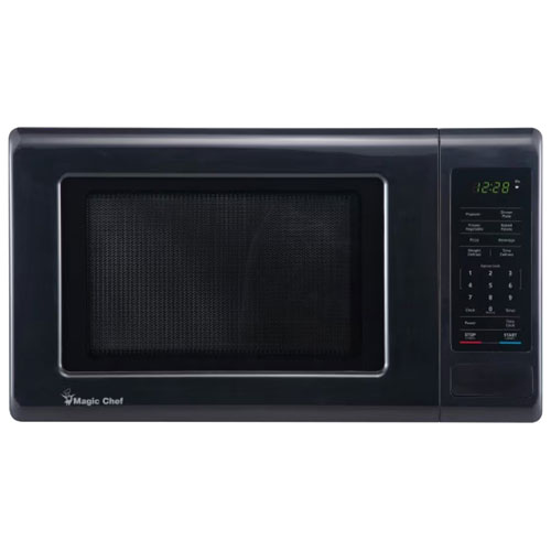 Four à micro-ondes de comptoir de 0,9 pi³ de Magic Chef - Noir