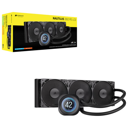 Système de refroidissement liquide pour processeur ACL de 360 mm Nautilus RS de Corsair