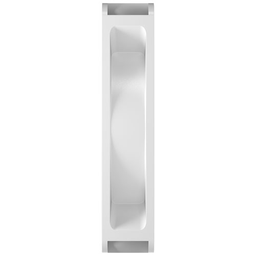 Ensemble de trois ventilateurs RVB adressable à modulation d'impulsion de 120 mm avec boîtier inversé RS120-R de Corsair - Blanc