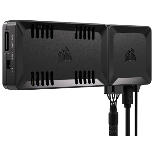 Contrôleur d'éclairage et de ventilateur RVB adressable Commander Duo de Corsair