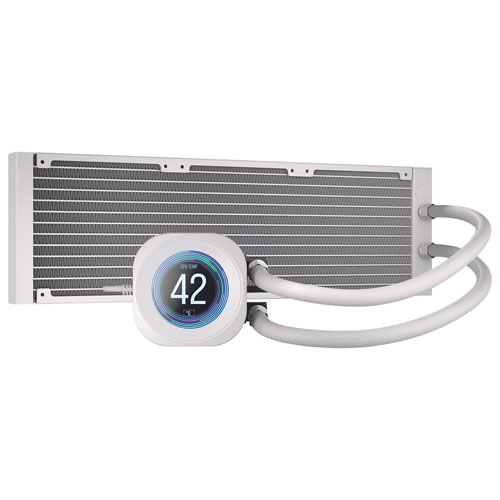 Système de refroidissement liquide pour processeur Nautilus 360 RS ACL de Corsair - Blanc