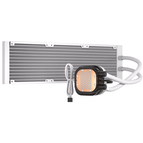 Système de refroidissement liquide pour processeur Nautilus 360 RS ACL de Corsair - Blanc