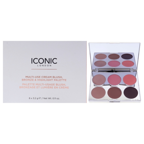 ICONIC LONDON  Multi-Use Cream Blush, Bronze And Highlight Palette By for Women - 0.11 OZ Makeup Absolutely love this!
