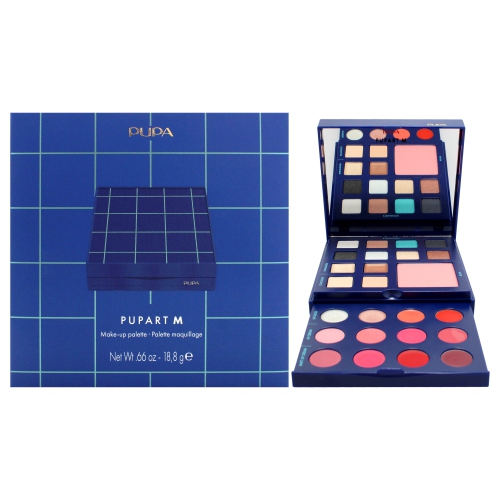 PUPA MILANO  Pupart M Make-Up Palette - 004 By for Women - 0.66 OZ Makeup In Blue