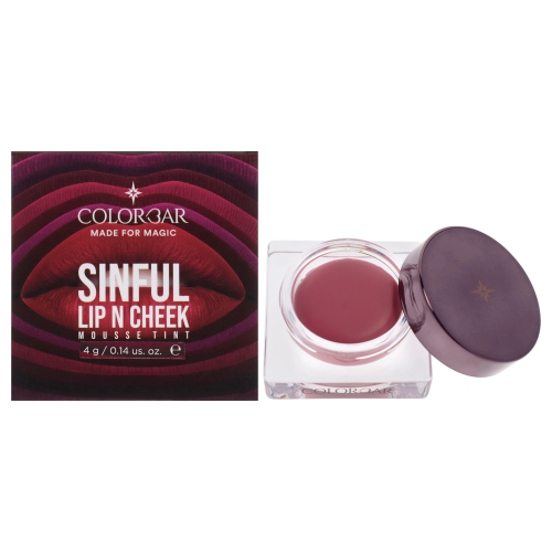 COLORBAR  Sinful Lip N Cheek Mousse Tint - 002 Bubbelgum By for Women - 0.14 OZ Makeup