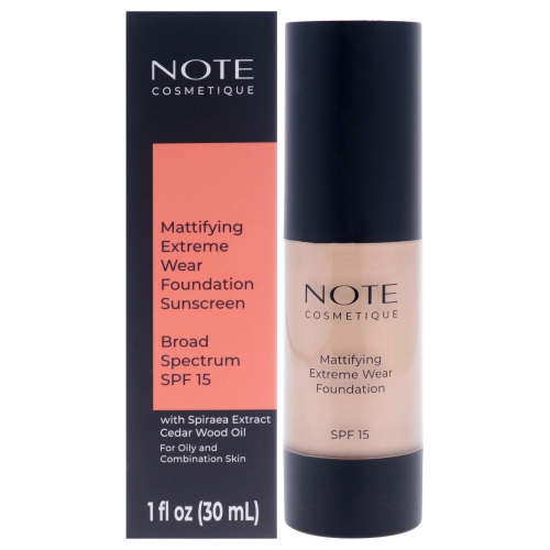 NOTE COSMETIQUE  Mattifying Extreme Wear Foundation Spf 15 - 100 Cashmere By for Women - 1 OZ Foundation In Beige