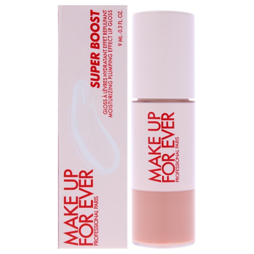 MAKE UP FOR EVER  Super Boost Lip Gloss - 04 Latte Glaze By for Women - 0.3 OZ Lip Gloss