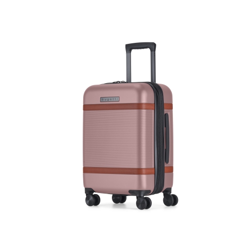 Bagage de cabine rigide extensible Wellington de Bugatti - Rose