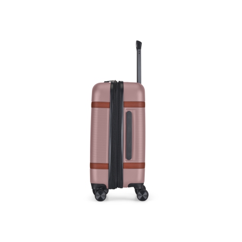 Bagage de cabine rigide extensible Wellington de Bugatti - Rose