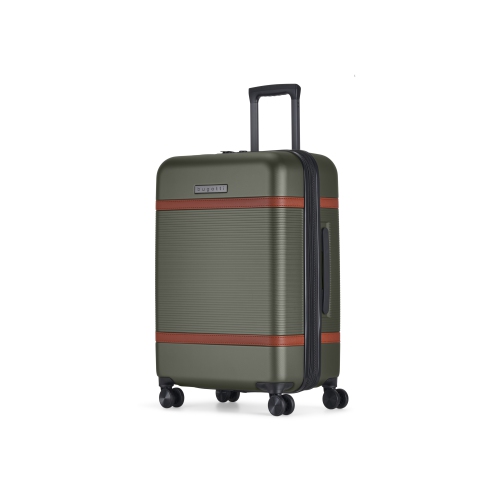 Valise rigide moyenne extensible Wellington de Bugatti - Vert