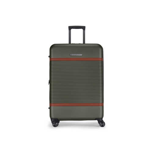 Grande valise rigide Wellington de Bugatti avec extension - Vert