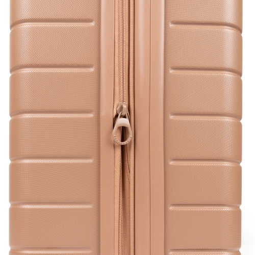 Bugatti - Munich Hardside Carry-on Luggage with Expansion - Beige