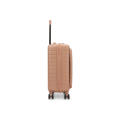Bugatti - Munich Pro Hardside Carry-on with Front Pocket - Beige