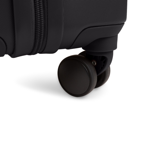 Bugatti - Munich Pro Hardside Carry-on with Front Pocket - Black