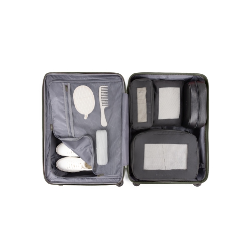 Grosse valise rigide extensible Birmigham de Bugatti - Vert