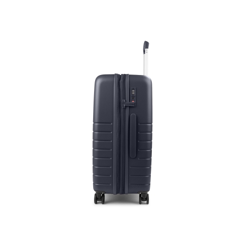 Valise rigide moyenne extensible Birmigham de Bugatti - Bleu marine