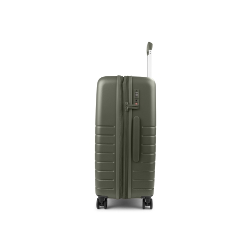 Valise rigide moyenne extensible Birmigham de Bugatti - Vert