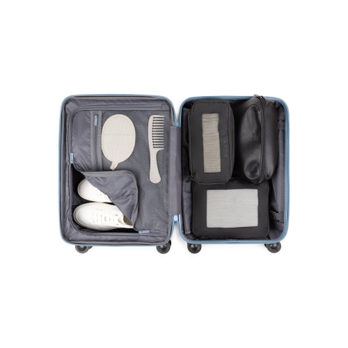 Bugatti - Birmingham Hardside Carry-on Luggage with Expansion - Blue