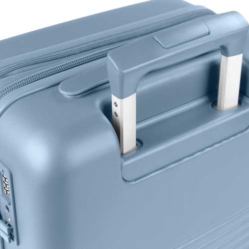 Bugatti - Birmingham Hardside Carry-on Luggage with Expansion - Blue