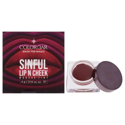 COLORBAR  Sinful Lip N Cheek Mousse Tint - 005 Grape Wave By for Women - 0.14 OZ Makeup