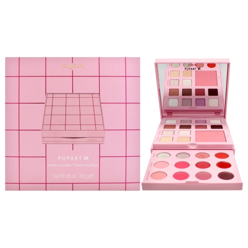 PUPA MILANO  Pupart M Make-Up Palette - 002 By for Women - 0.66 OZ Makeup In Pink