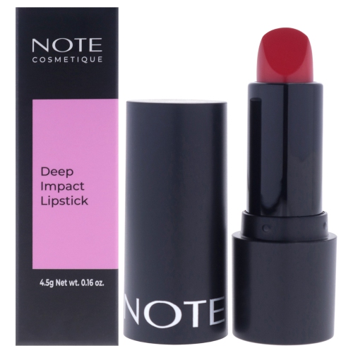 Deep Impact Lipstick - 13 Impressive Red by Note Cosmetique for Women - 0.16 oz Lipstick