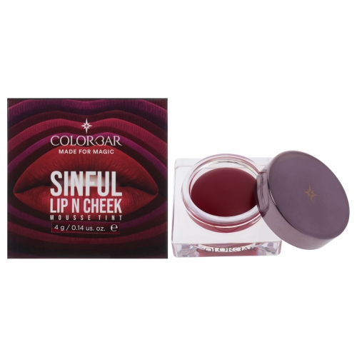 COLORBAR  Sinful Lip N Cheek Mousse Tint - 001 Cherry By for Women - 0.14 OZ Makeup