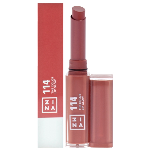 3INA  The Color Lip Glow - 114 Terracotta By for Women - 0.05 OZ Lipstick In Brown