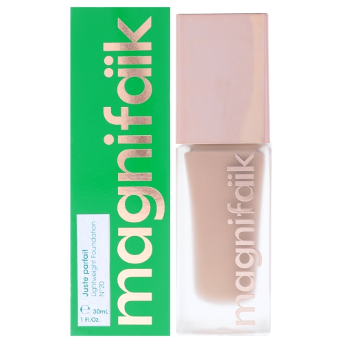 Lightweight Foundation - 20 Light Skin by Magnifaik for Women - 1 oz Foundation
