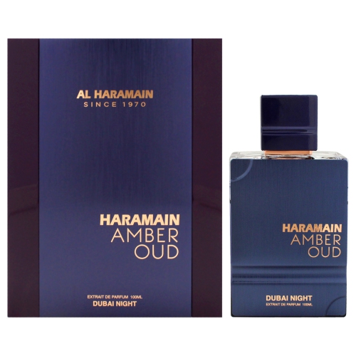 Amber Oud - Dubai Night by Al Haramain for Men - 3.33 oz Extrait De Parfum Spray