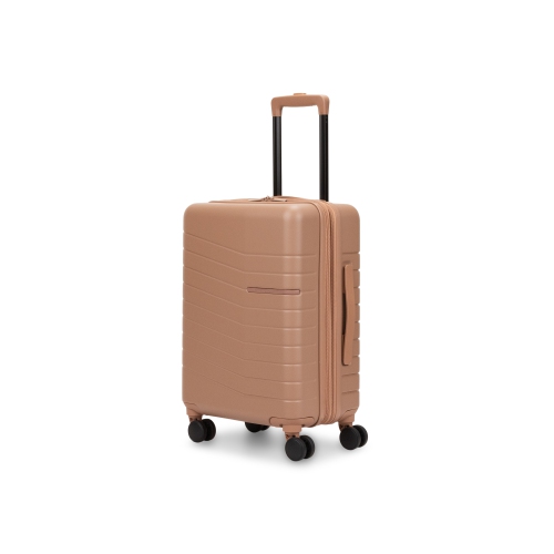 Bugatti - Munich 3 Piece Hardside Luggage Set with Expansion - Beige