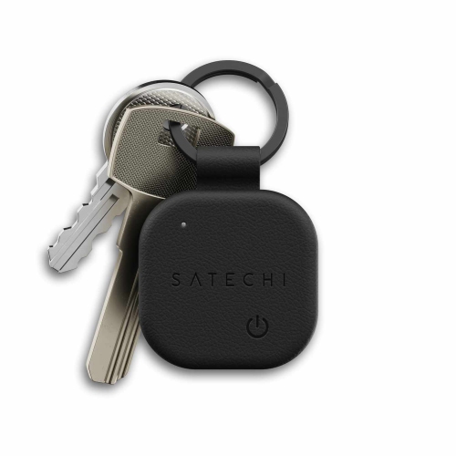 SATECHI  Vegan-Leather Findall Keychain | In Black