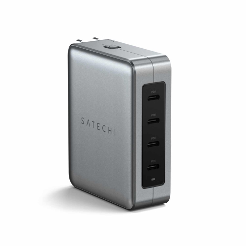 SATECHI  Travel Charger 145W Gan | Space In Gray Best tool to travel with
