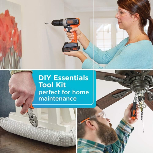 Beyond by BLACK+DECKER Home Tool Kit with 20V MAX Drill/Driver, 83-Piece